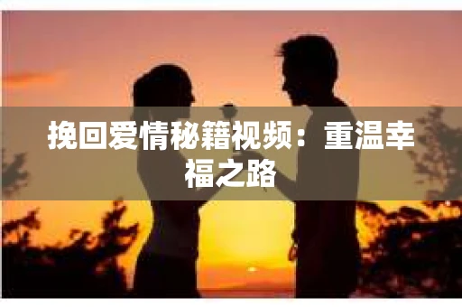 挽回爱情秘籍视频：重温幸福之路