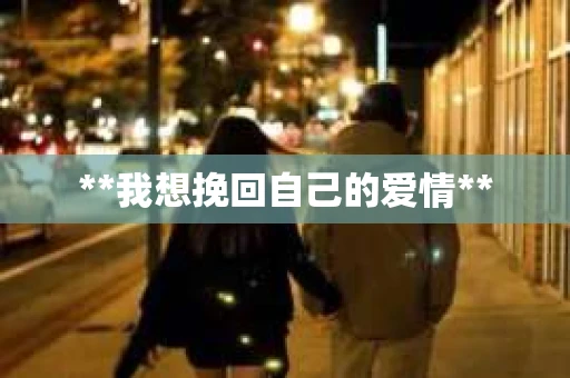 **我想挽回自己的爱情**