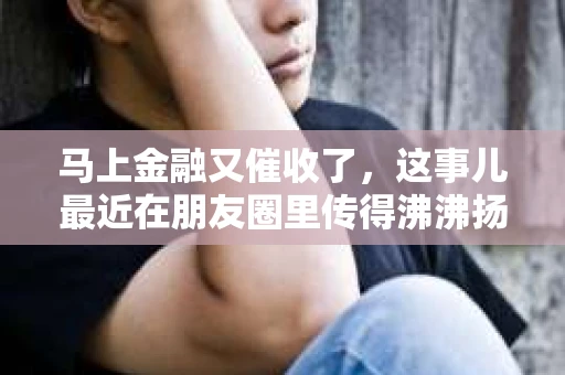 马上金融又催收了，这事儿最近在朋友圈里传得沸沸扬扬。说实话，我也有点好奇，这马上金融到底是怎么回事？催收又是怎么一回事？今天，我就来跟大家聊聊这个话题。