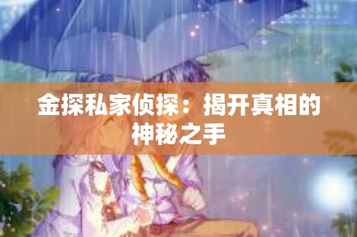 金探私家侦探：揭开真相的神秘之手