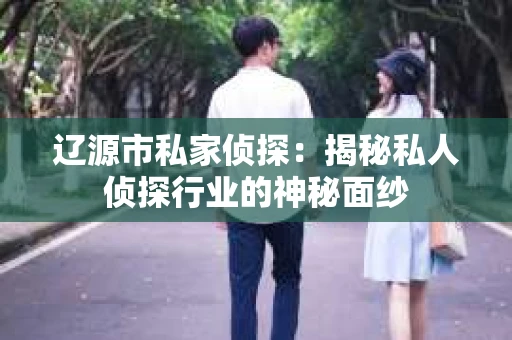 辽源市私家侦探：揭秘私人侦探行业的神秘面纱
