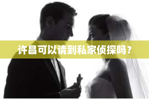 许昌可以请到私家侦探吗？