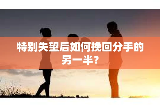 特别失望后如何挽回分手的另一半？